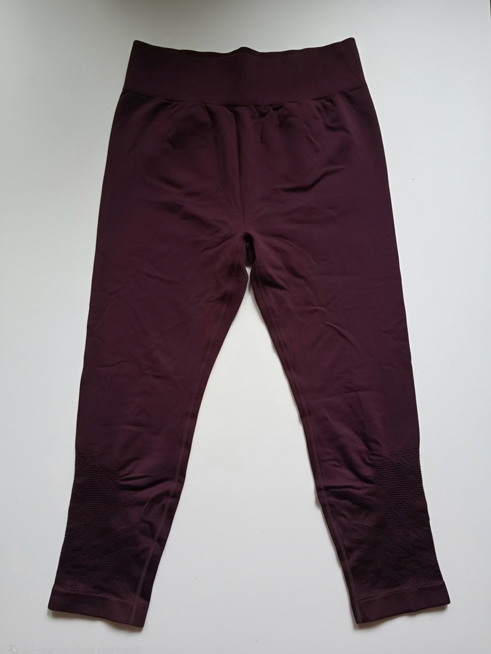 Aerie Maroon Yoga Leggings- Deep Wine Stretch